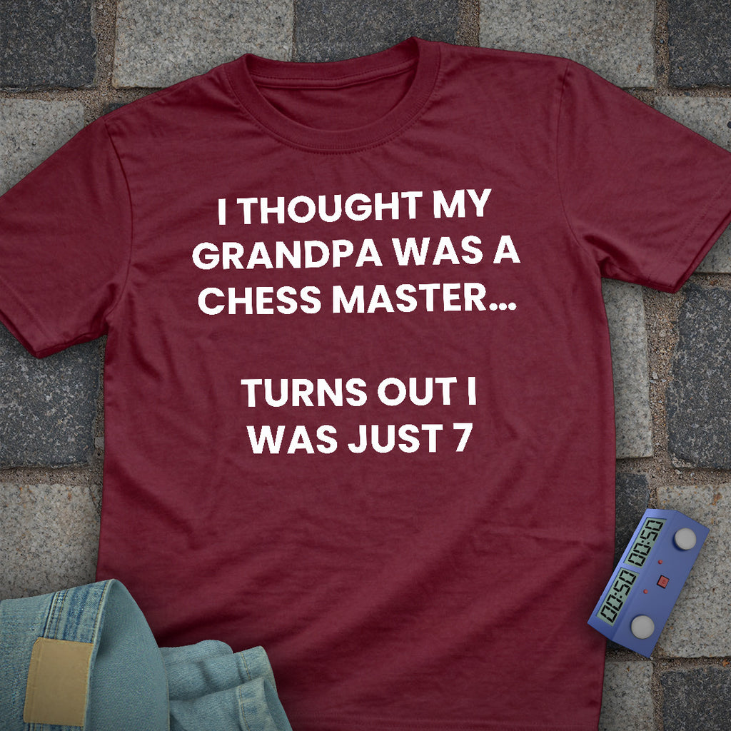Grandpa Chess Master T-Shirt