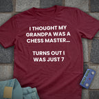 Grandpa Chess Master T-Shirt