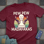 Checkered Pew Pew Chess T-Shirt