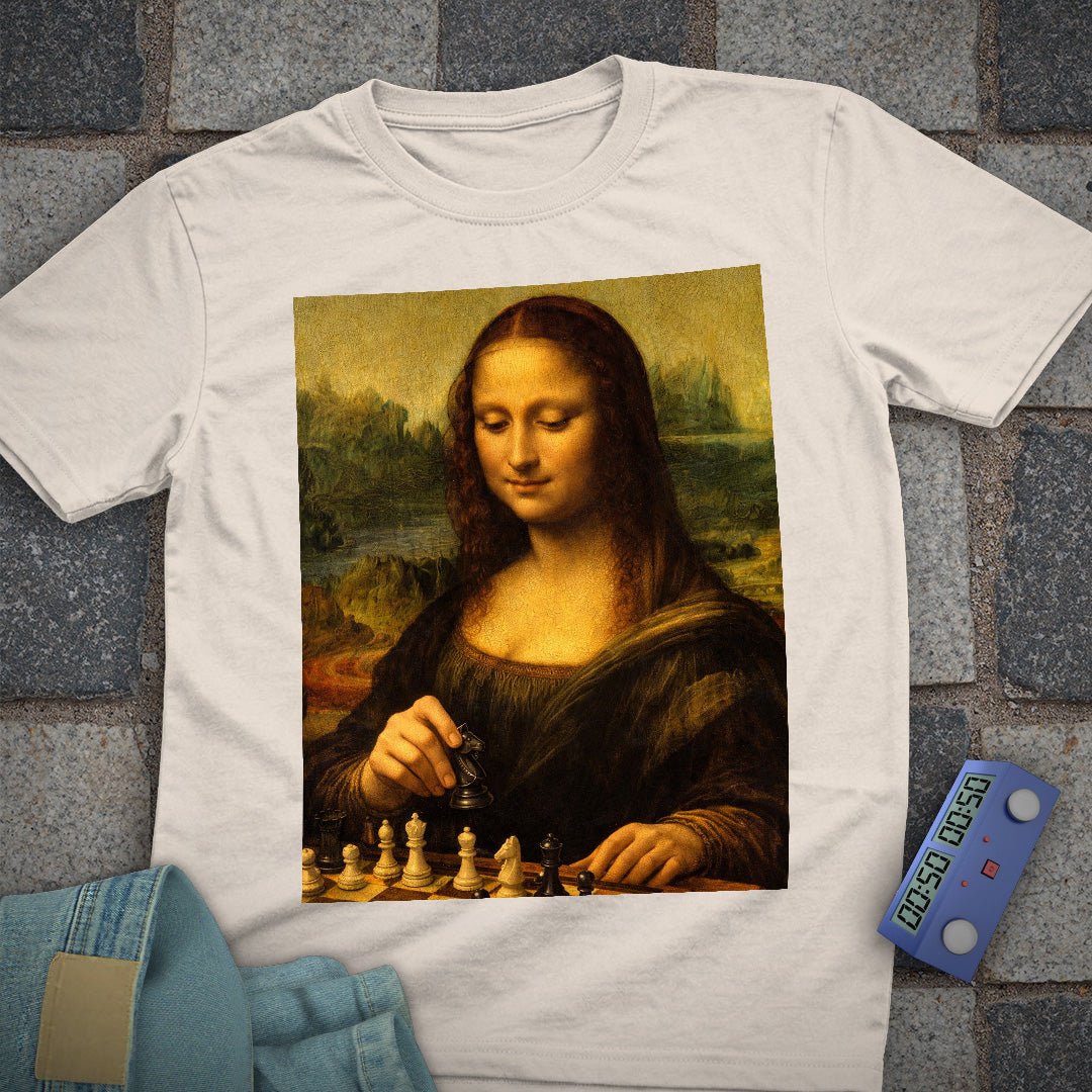 Mona Lisa Chess T-Shirt