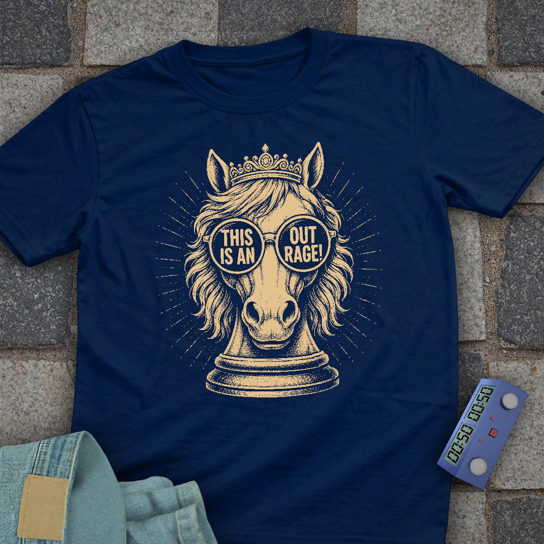 Outrage Knight Chess T-Shirt