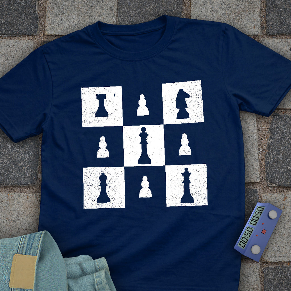 Square Style Chess T-Shirt