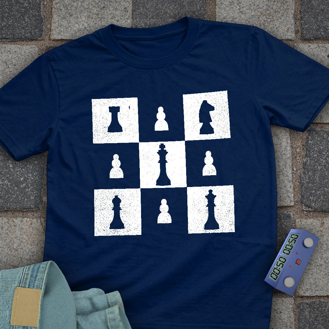 Square Style Chess T-Shirt