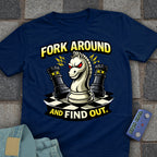 Fork & Find Out Chess T-Shirt