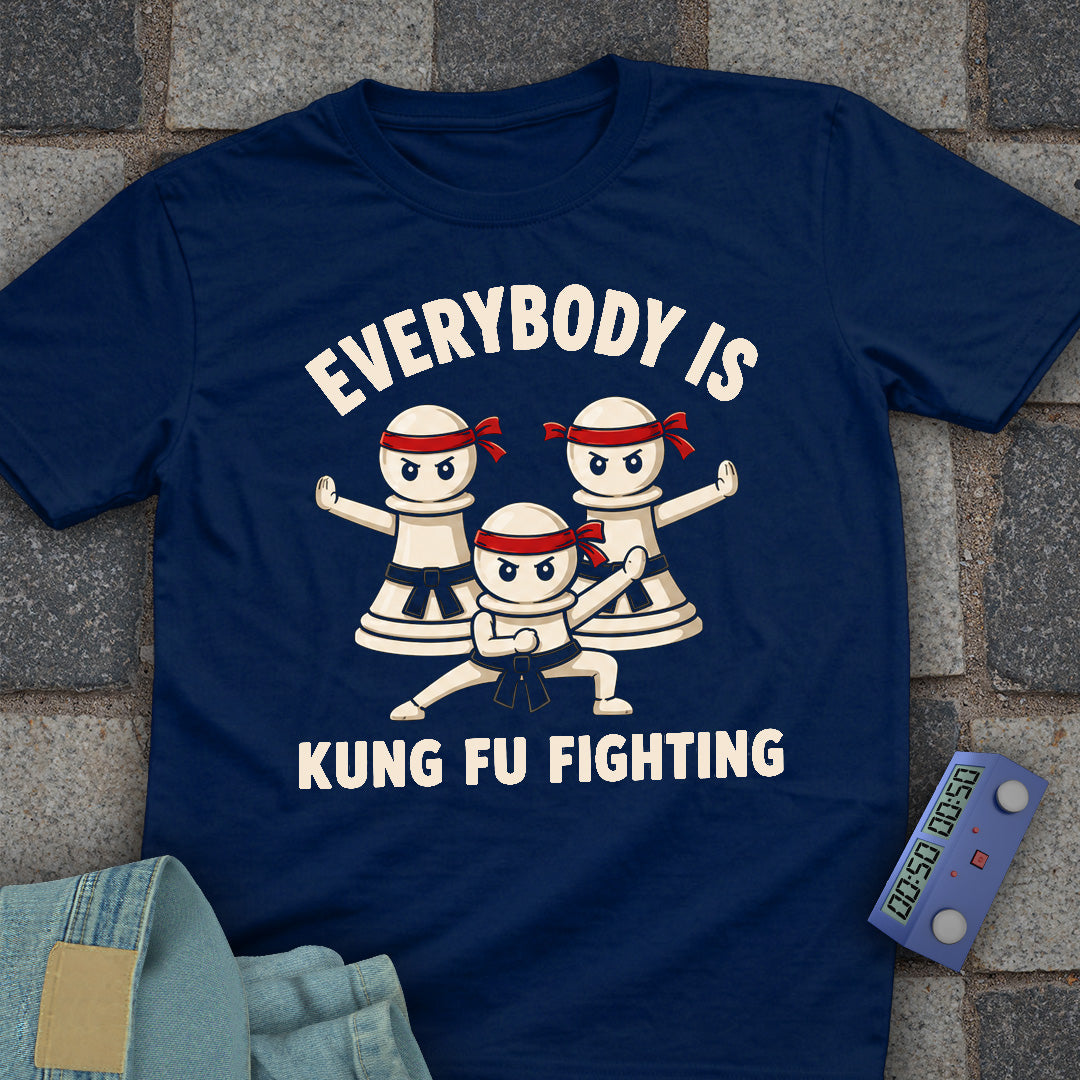 Kung Fu Fighting Chess T-Shirt