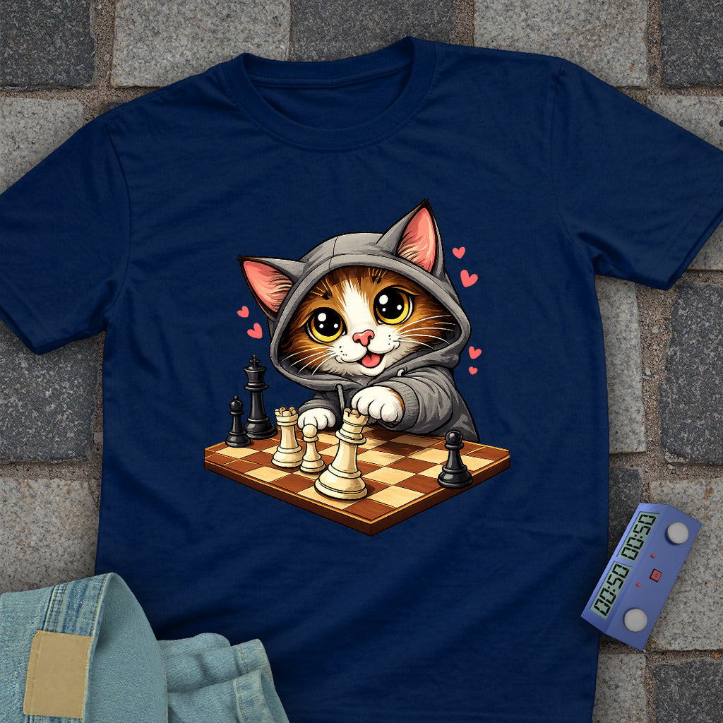 Cat Hoody Chess T-Shirt