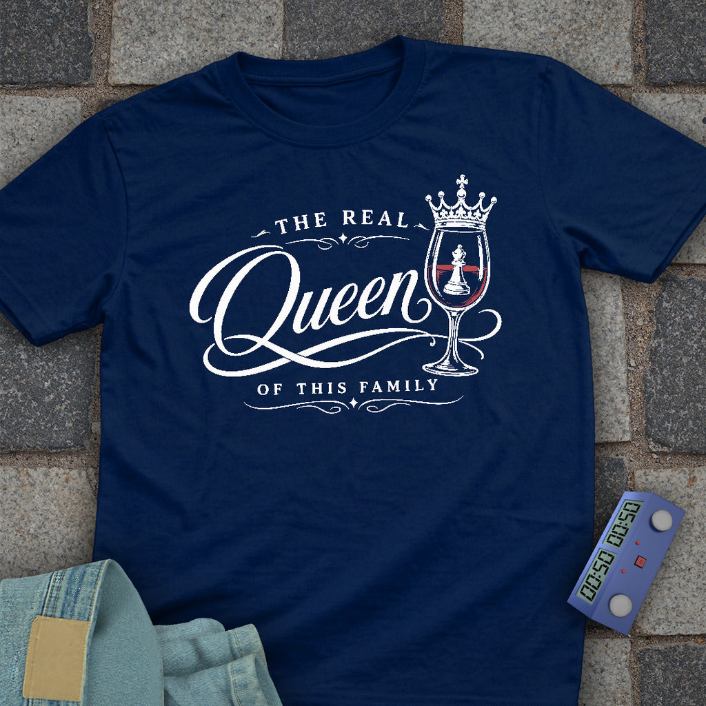 Queen of Family Chess Mom T-Shirt