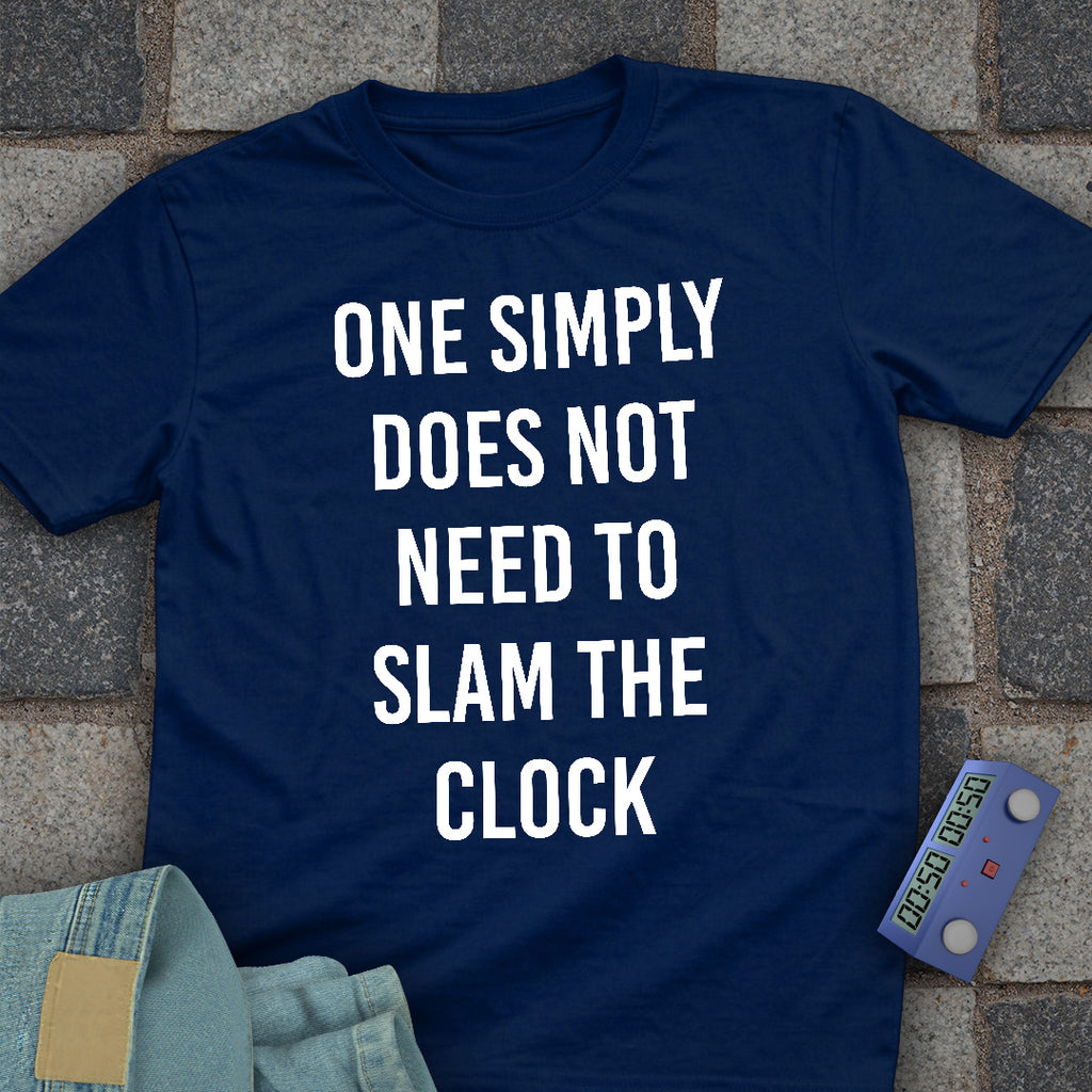Clock Slam Chess T-Shirt