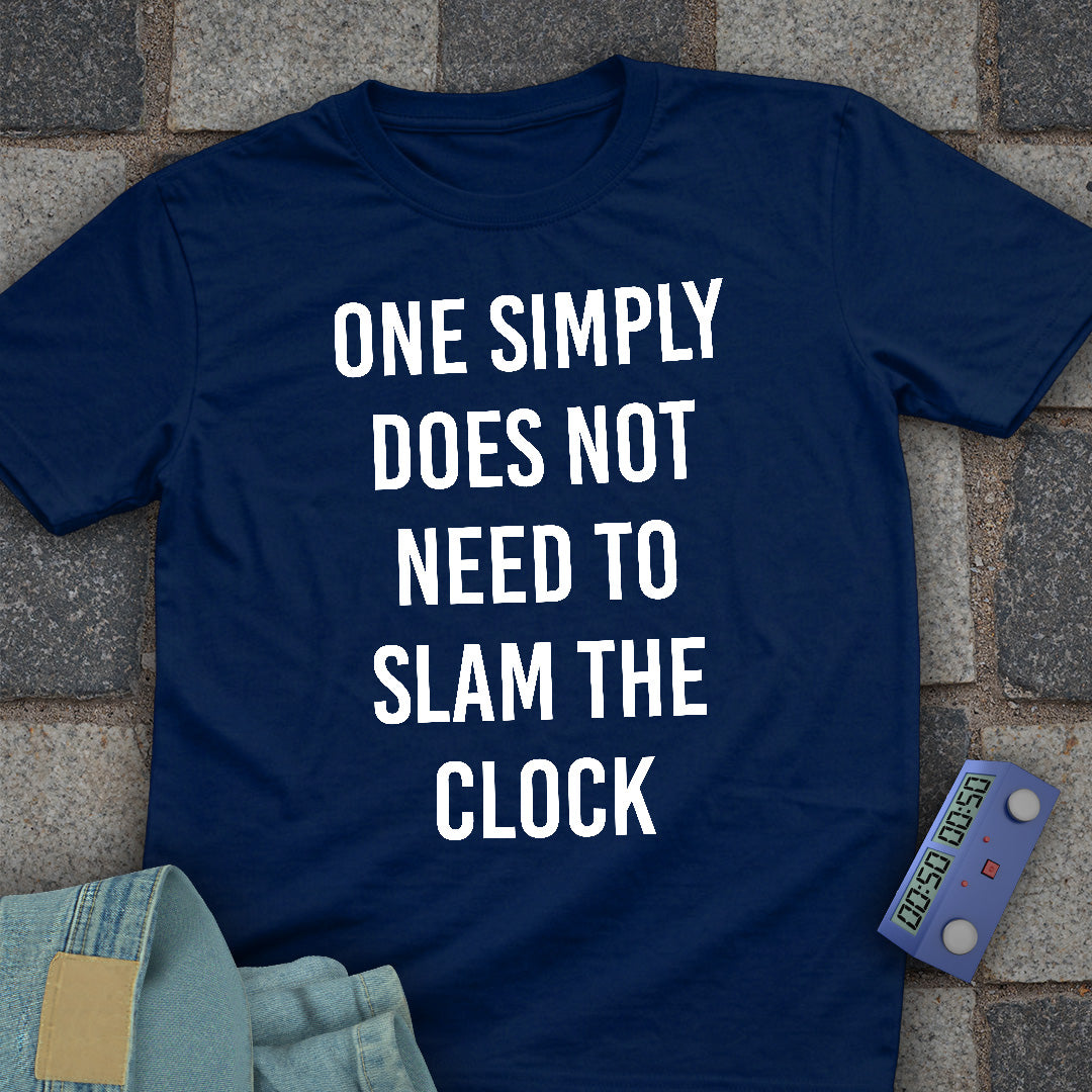 Clock Slam Chess T-Shirt