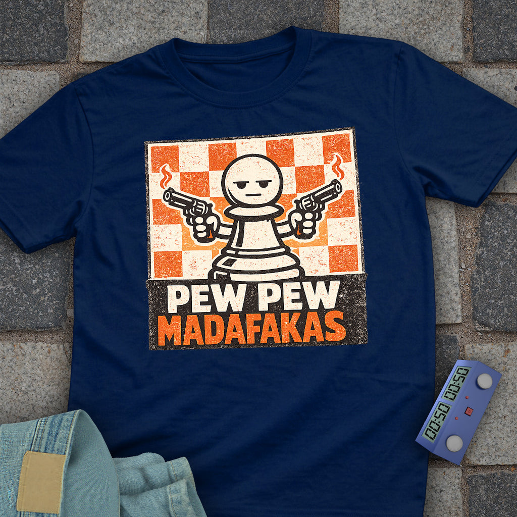 Pew Pew Madafakas Chess T-Shirt