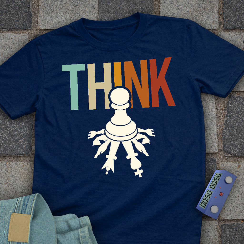 Think Shadow Outdoor Chess T-Shirt