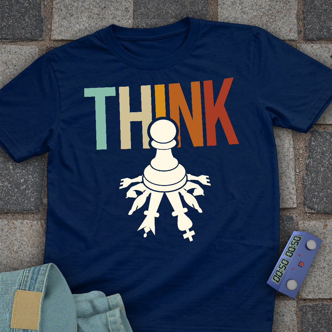 Think Shadow Outdoor Chess T-Shirt