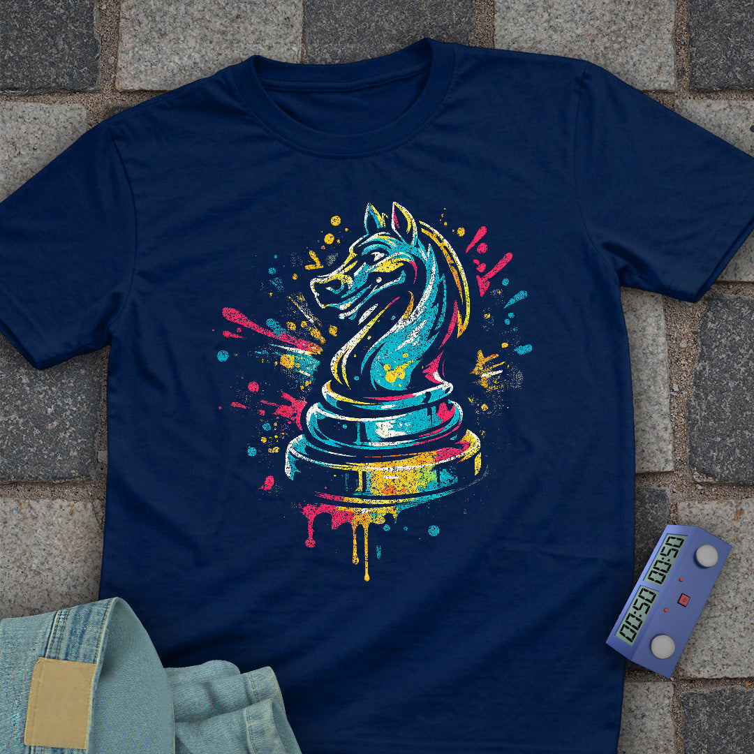 Knight Splash Chess T-Shirt