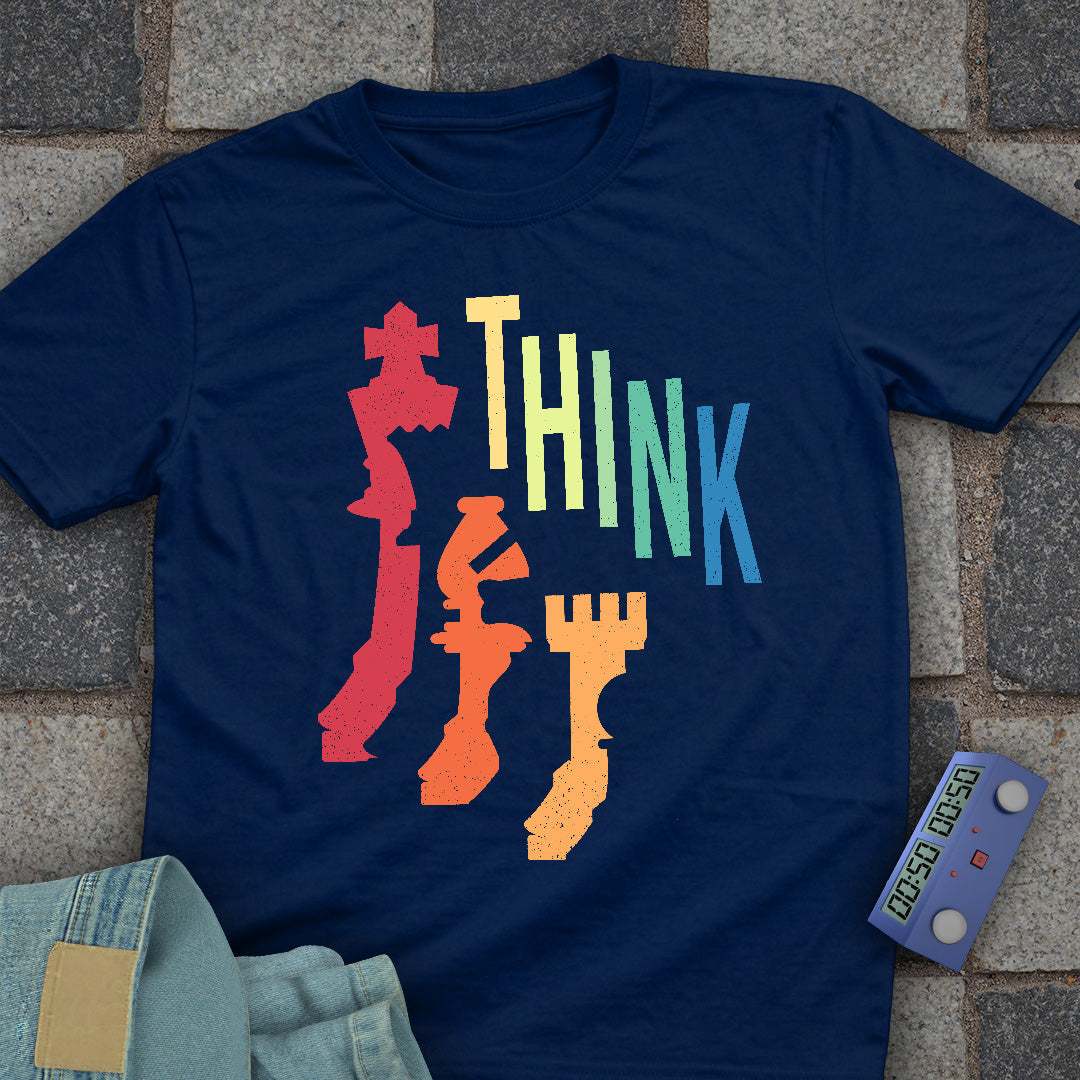 Think Shadow Retro Chess T-Shirt