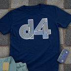Line Art d4 Chess T-Shirt