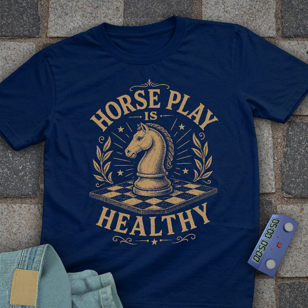 Horse Play Chess T-Shirt