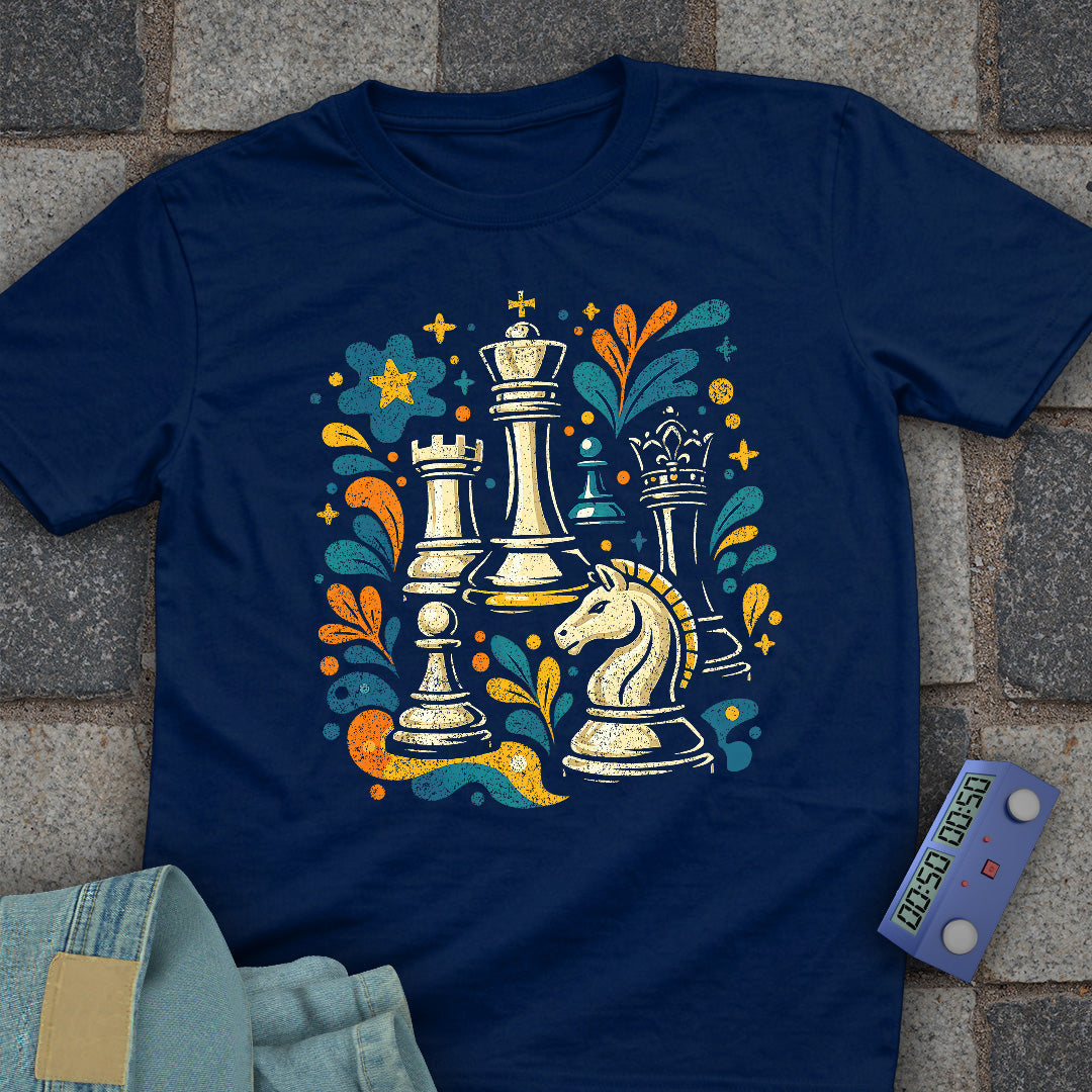 Floral Chess T-Shirt