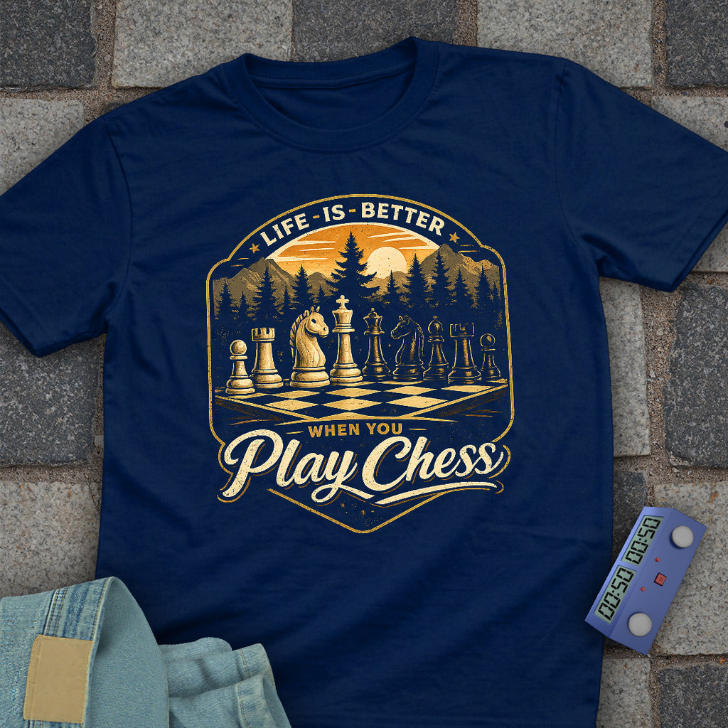 Life is Better Chess T-Shirt