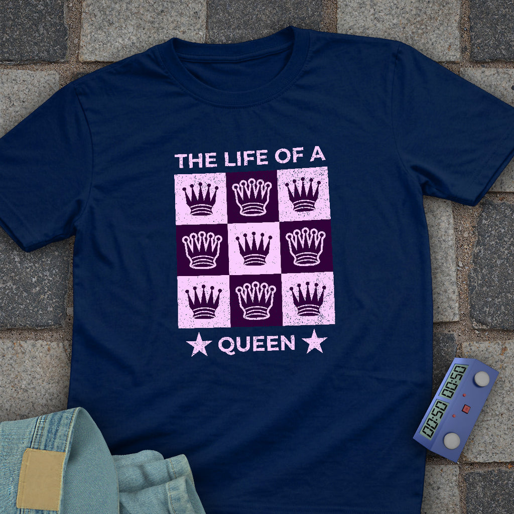 Queen Life Chess T-Shirt