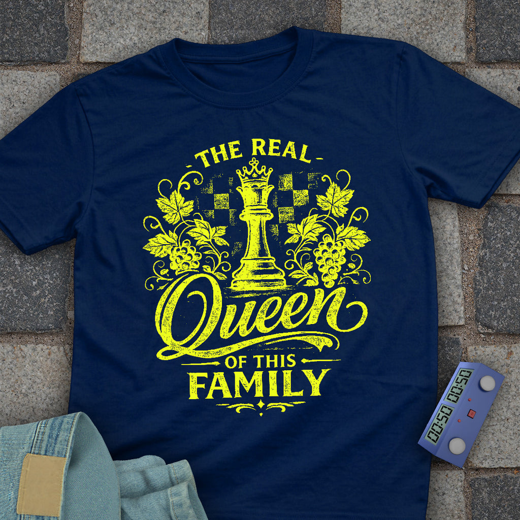 Real Queen Chess Mom T-Shirt