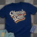 Chess Dad Typography T-Shirt