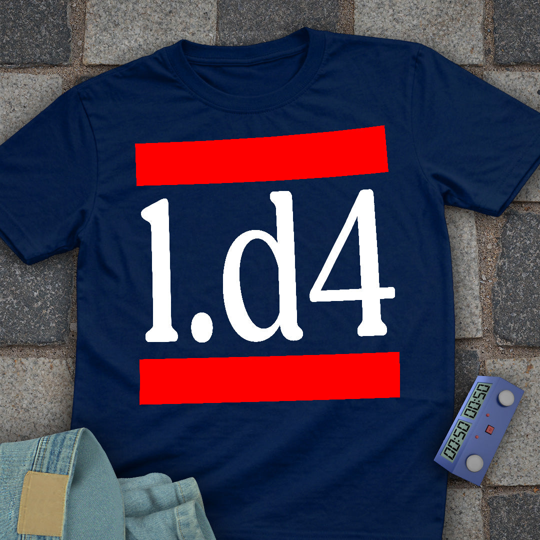 1.d4 Chess Loud T-Shirt