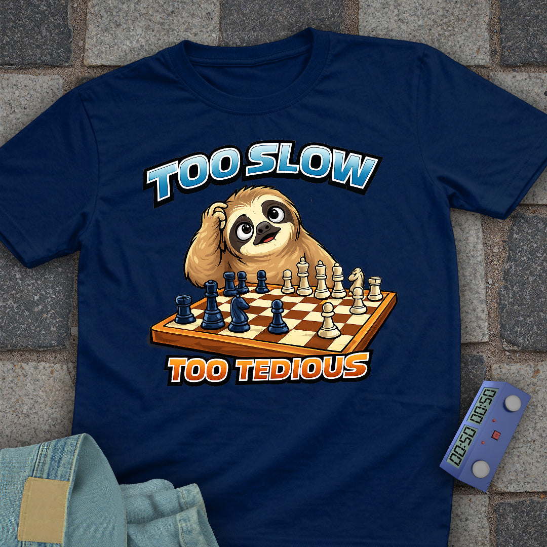 Too Slow, too Tedious Chess T-Shirt
