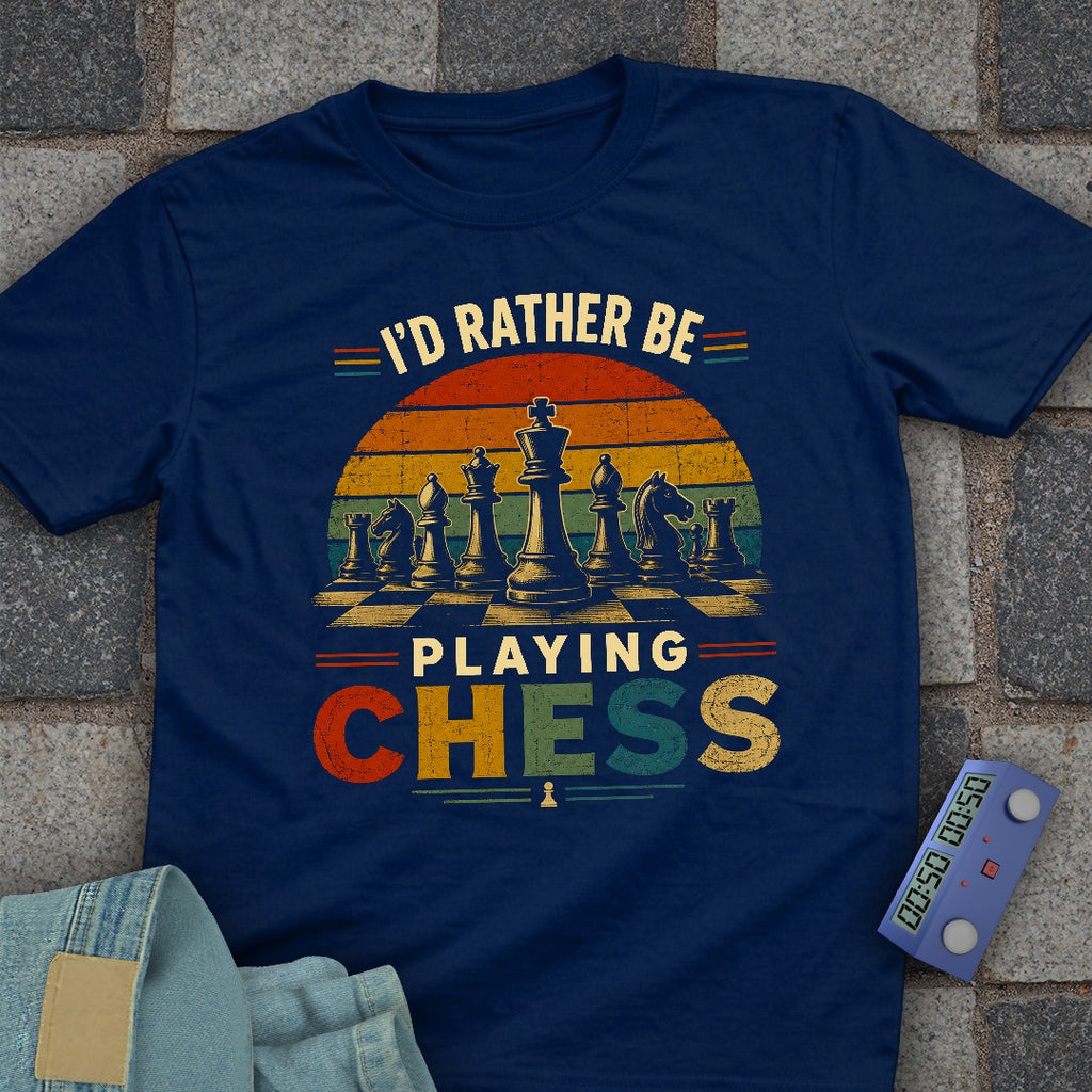 Rather Be Playing Chess T-Shirt
