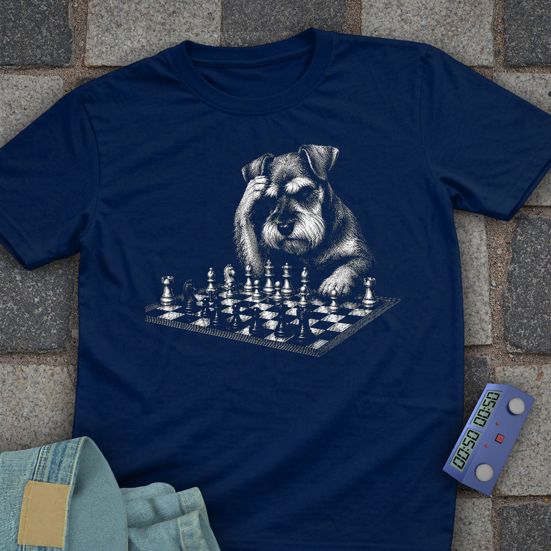 Schnauzer Chess T-Shirt