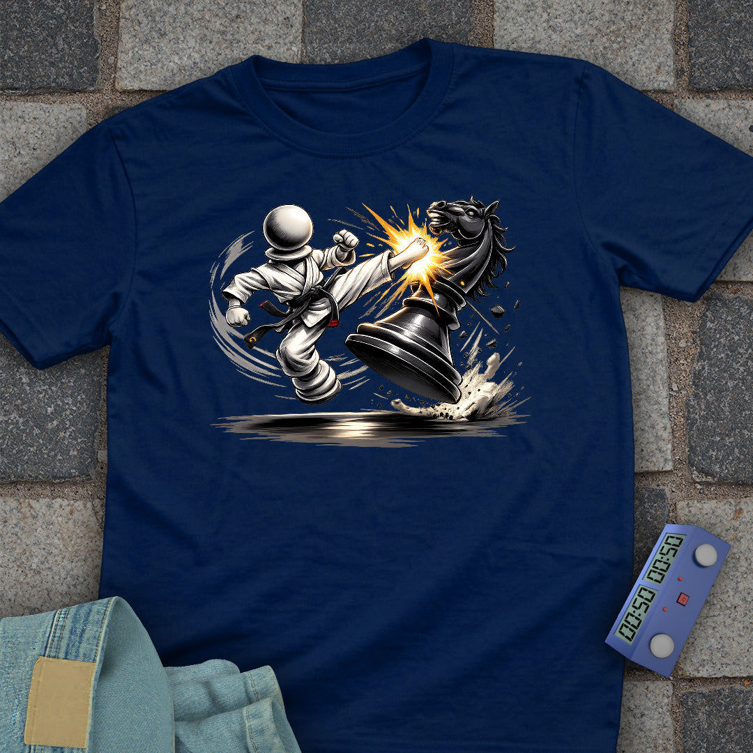 Kick the Knight Chess T-Shirt