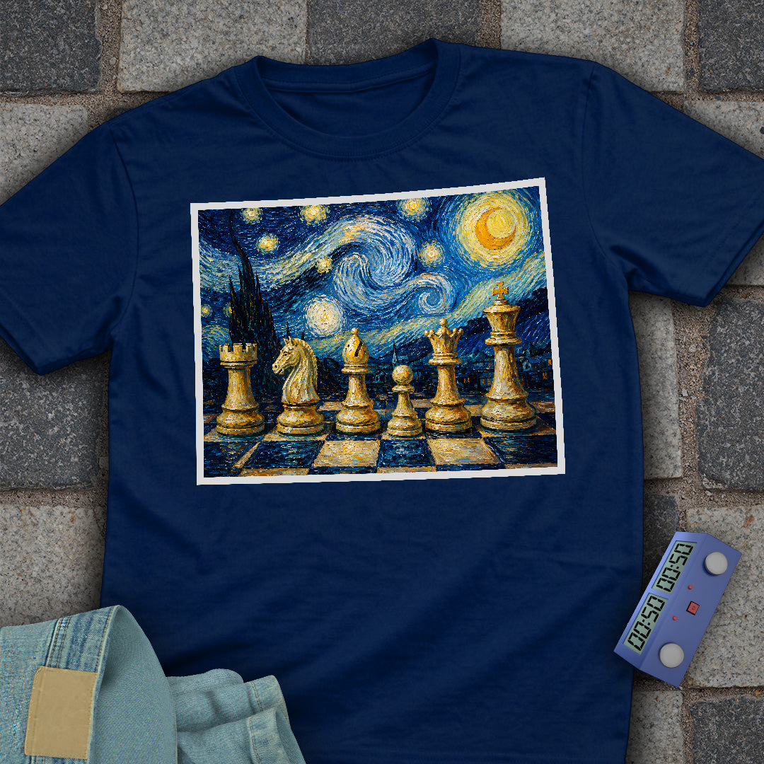 Van Gogh Chess T-Shirt