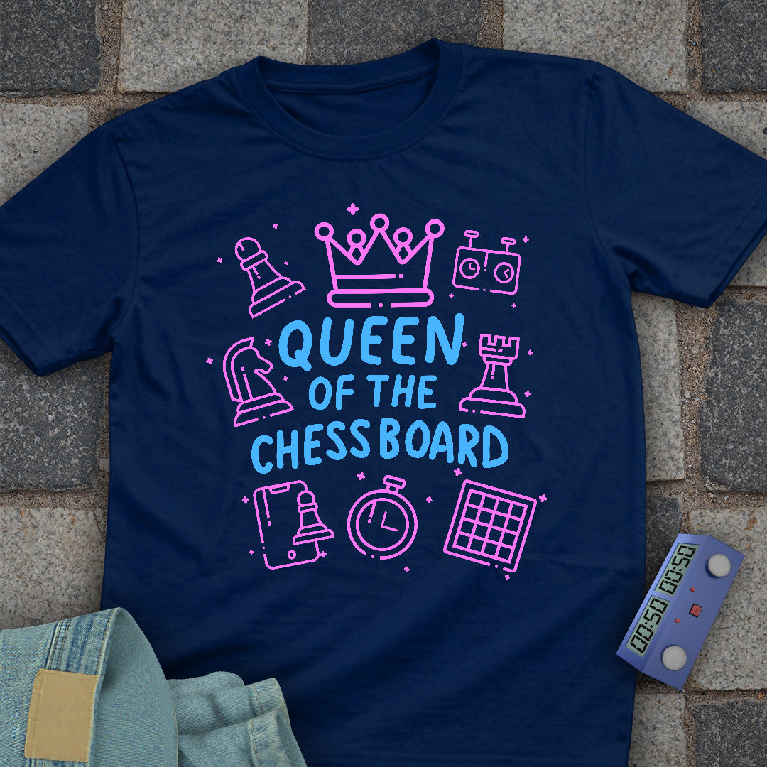 Queen of The Chess Board T-Shirt