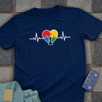Autism Heartbeat Chess T-Shirt
