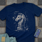 Grunge Knight Chess T-Shirt