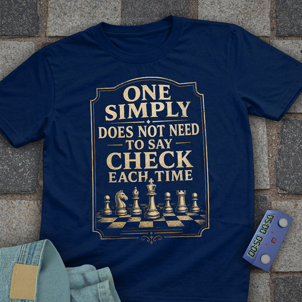 No Need to Say Check T-Shirt