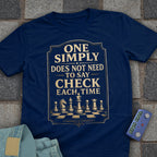 No Need to Say Check T-Shirt