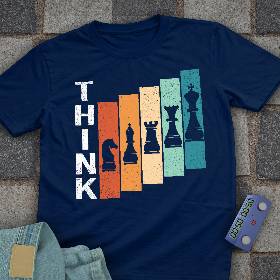 Think Staggered Retro T-Shirt