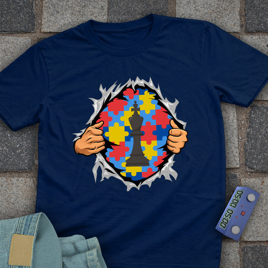 Autism Superhero Chess T-Shirt