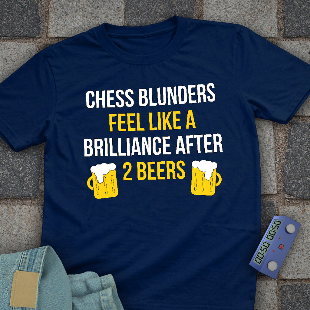 Blunders Beers Chess T-Shirt