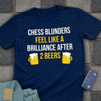 Blunders Beers Chess T-Shirt