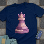 Patchwork Queen Chess T-Shirt (Printed Patch Effect)