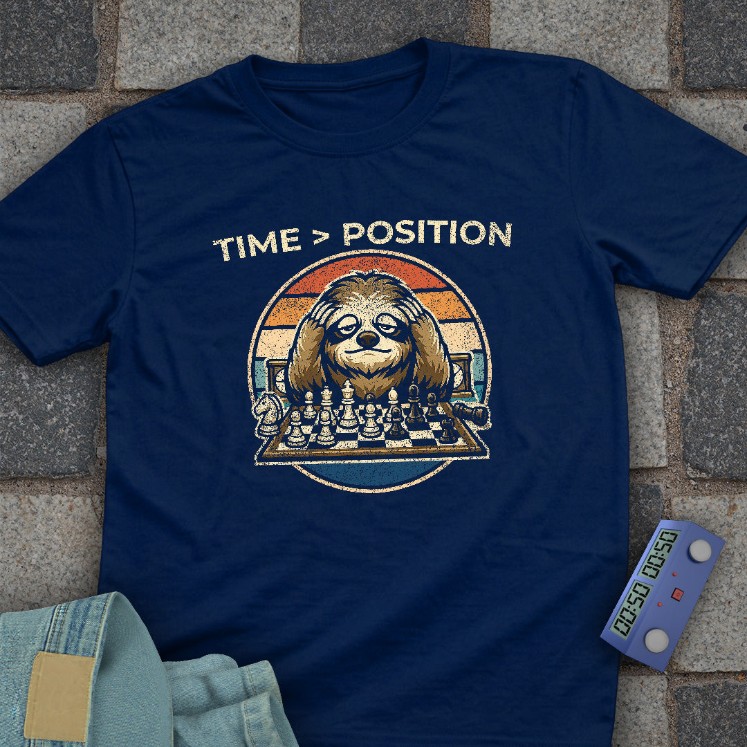 Sloth Position Chess T-Shirt