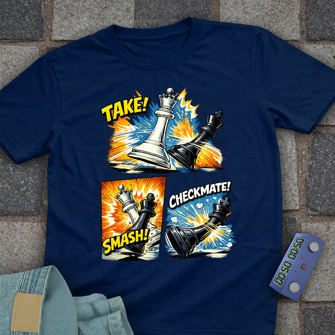 Comic Book Chess T-Shirt