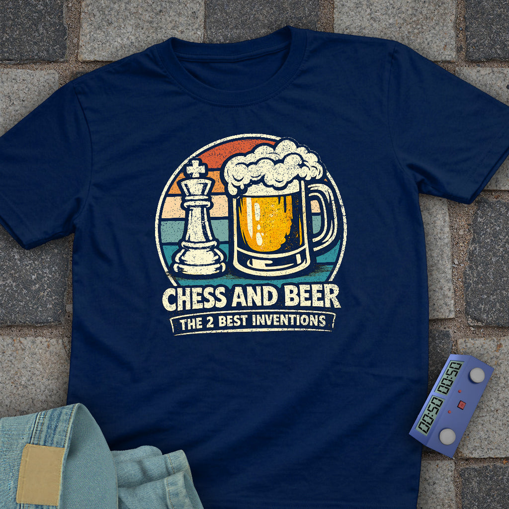 Beer Retro Chess T-Shirt