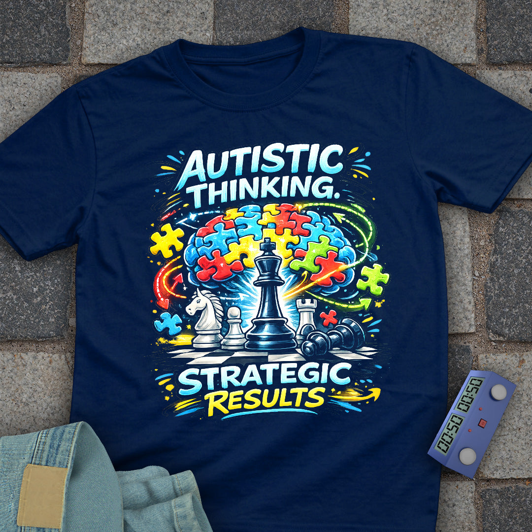 Autistic Thinking Chess T-Shirt