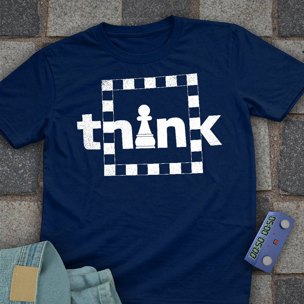 Think Checkered T-Shirt