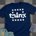 Think Checkered T-Shirt