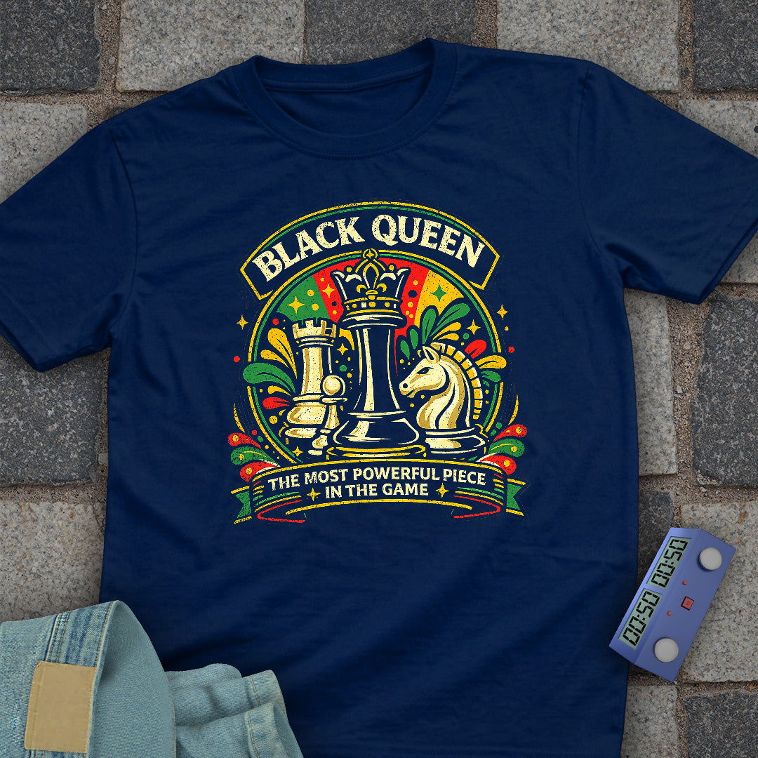 Black Queen Chess T-Shirt