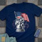 Chess Knight Independence Day T-Shirt