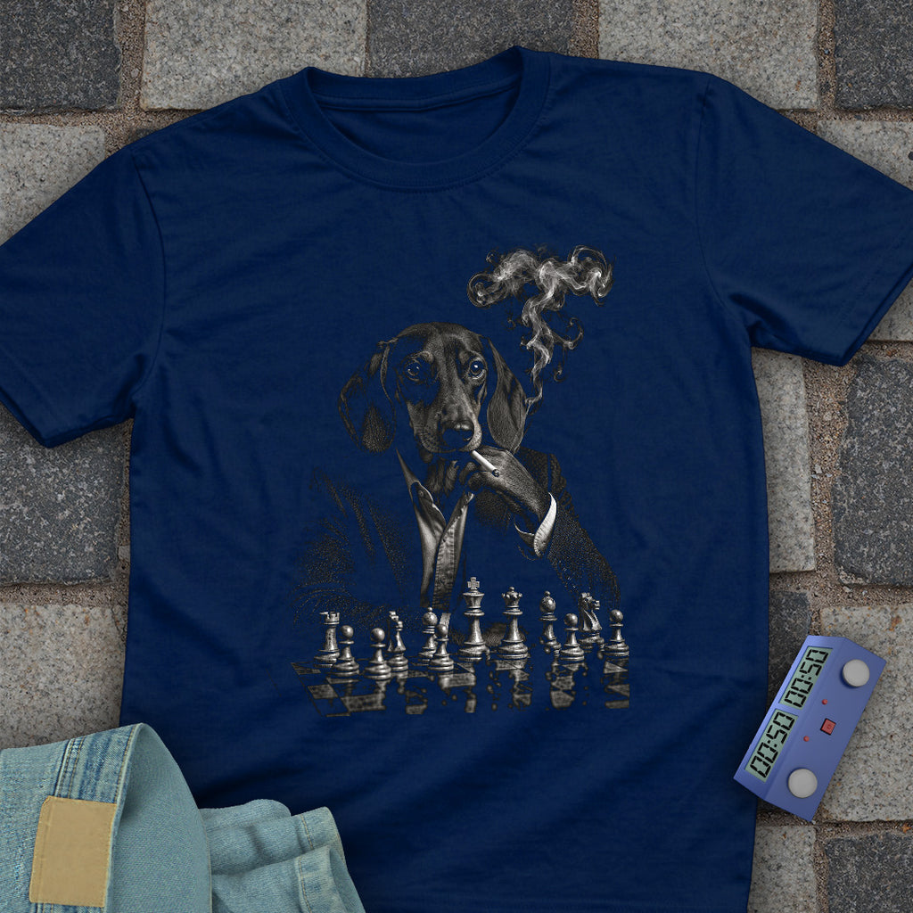 Dachshund Dog Smoking T-Shirt